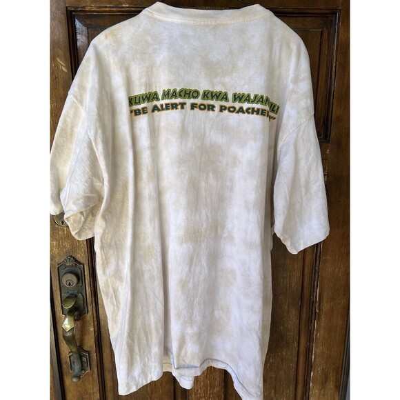 Disney World Kilimanjaro Safari Shirt Vintage 90s Tie Dye Rare | Mens Size XXL - Picture 2 of 9